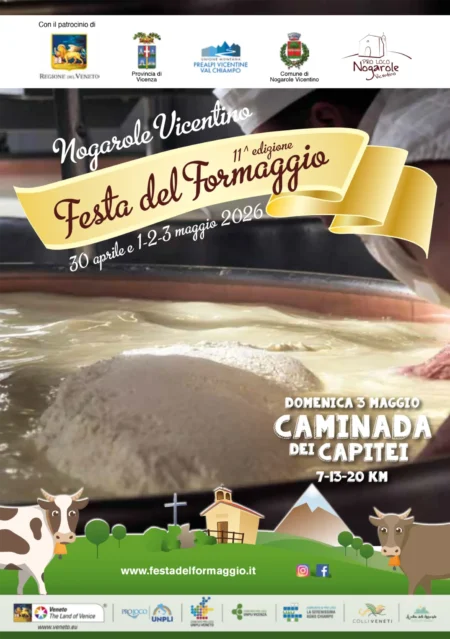Locandina della Festa del Formaggio di Nogarole Vicentino